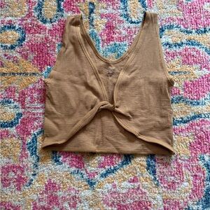 Urban Outfitters Brown Twist Tank